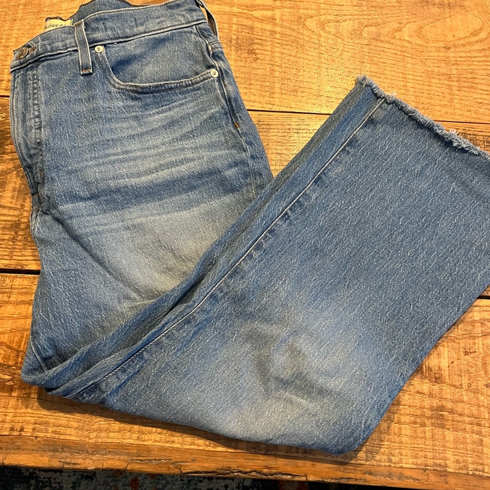 Madewell Blue Flare & Wide Leg Jeans